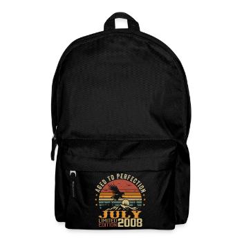 Jahrgang Juli 2008 Jubiläum Juli 2008 - Rucksack - Schwarz - Vorne