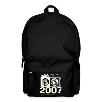 Jahrgang 2007 Retro Geburtstag Geschenk 2007 - Rucksack - Schwarz - Vorne