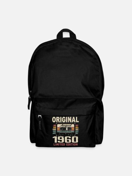 August 1960 August 1960 Geschenk August 1960 August 1960 - Rucksack - Schwarz