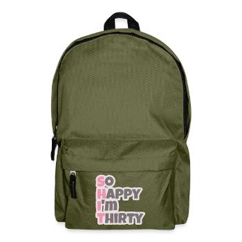Dirty Thirty Thirty 30 Years Gift Birthday - Backpack - olive green - Front