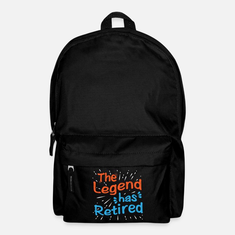 Ruhestand Legende - Rucksack - Schwarz