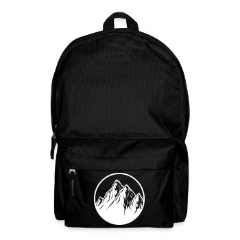 mountains symbol icon - Backpack - black - Front