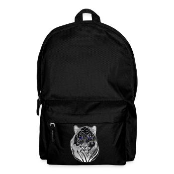 Weißer Tiger - Rucksack - Schwarz - Vorne