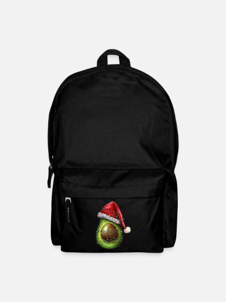 Christmas Avocado - Rucksack - Schwarz
