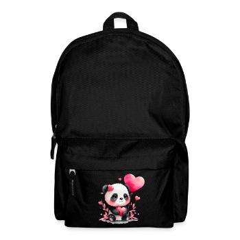 Panda Bear Cadeau de Saint-Valentin - Sac à dos - noir - Devant