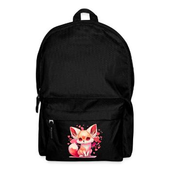 Cadeau de Saint-Valentin Fox - Sac à dos - noir - Devant