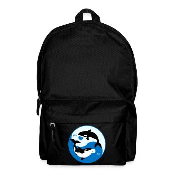 Orca Yin Yang - Killer Whale Animal Welfare - Backpack - black - Front