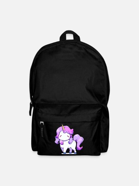 Einhorn-Zauber: Leuchtende Farben, lebendige Träum - Rucksack - Schwarz