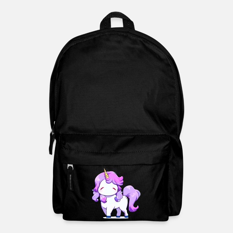 Einhorn-Zauber: Leuchtende Farben, lebendige Träum - Rucksack - Schwarz