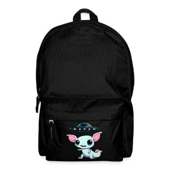 Alien UFO Abduction - Axolotl Edition - Backpack - black - Front