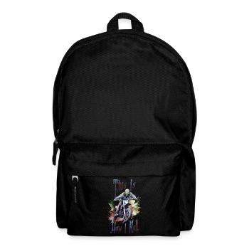 Halloween Pumpkin Horror - Backpack - black - Front
