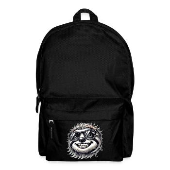 Cool Sloth Sunglasses Summer Cartoon - Backpack - black - Front