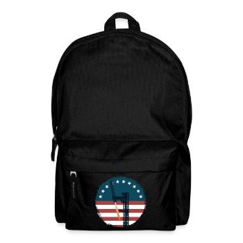 Space travel - rocket - gripper arms - interception - Backpack - black - Front