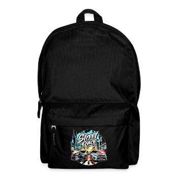Street Race Road Racing Car Cars - raffstaff ® - Backpack - black - Front