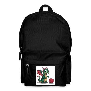 Grüner Drachenball Freund - Rucksack - Schwarz - Vorne