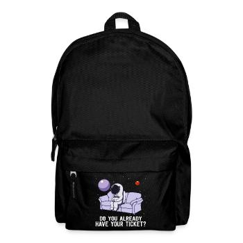 Planet Astronaut Weltraum Raumfahrt Geschenk Idee - Rucksack - Schwarz - Vorne