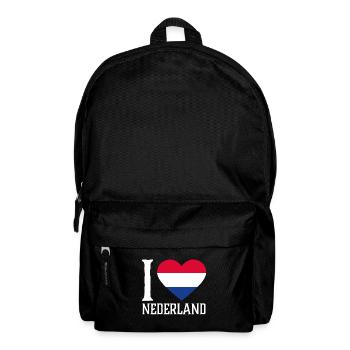 J'adore le cadeau Nederland - Sac à dos - noir - Devant