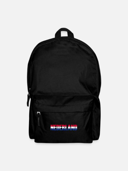 Nederland Trikolore Geschenk - Rucksack - Schwarz