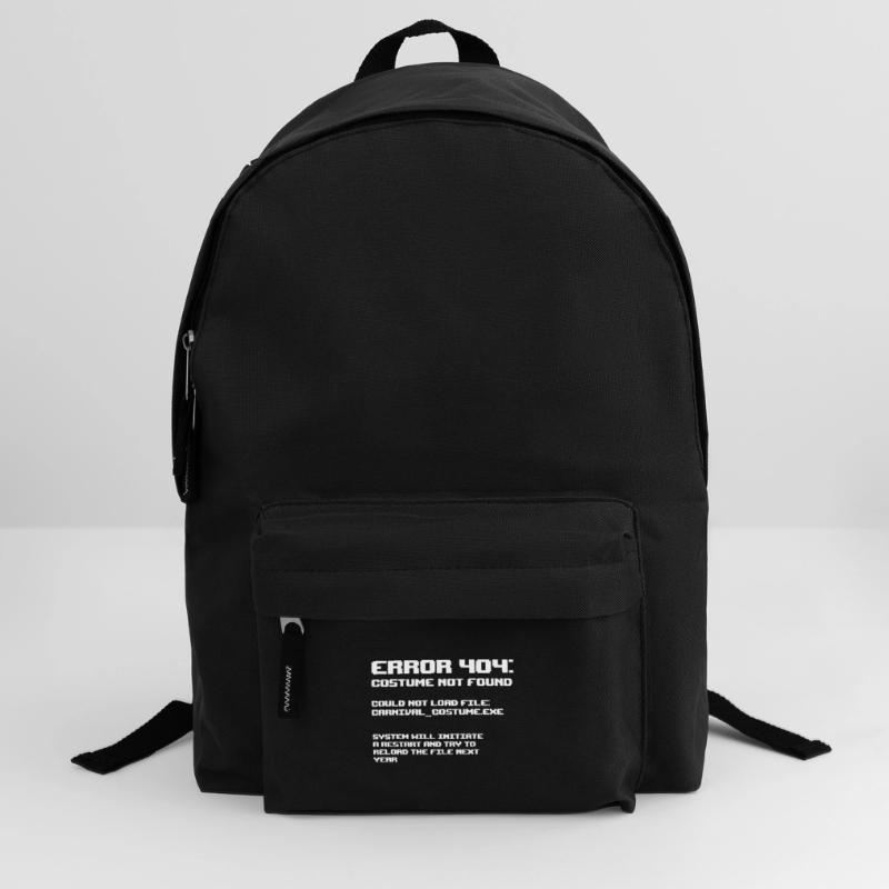 Error 404 Costume not found programmer gift Backpack