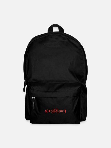 Fahrrad Mathe Hobby Radsport Geschenk - Rucksack - Schwarz