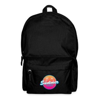 Summer Vibes Palm Beach Surfer Vacation Urlaub - Rucksack - Schwarz - Vorne