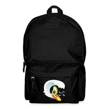 Surfen Avocado - Rucksack - Schwarz - Vorne