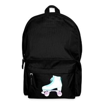Rollschuhe, roller skates derby skate park, wrotki - Backpack - black - Front