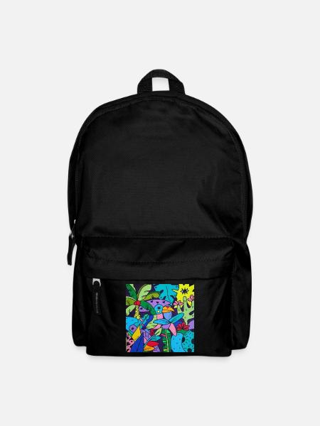 The Pop Art toucan - Backpack - black