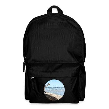 Vue lointaine sur l'océan - Sac à dos - noir - Devant