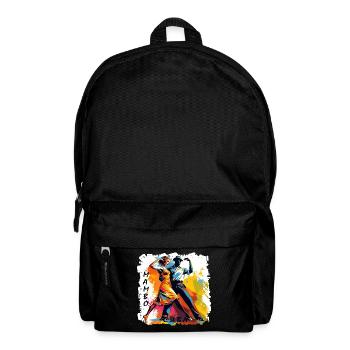 Durch tanzen Soziale Kontakte pflegen - Rucksack - Schwarz - Vorne