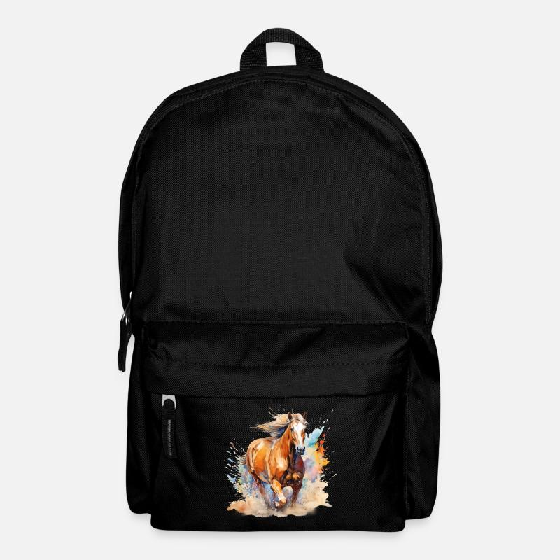 Quarter Horse Palomino - Rucksack - Schwarz