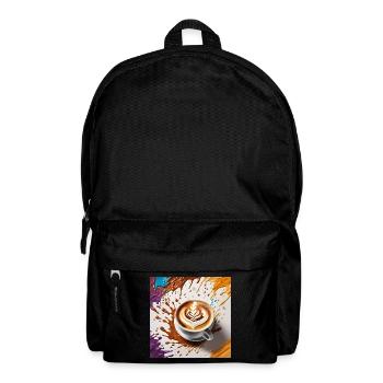 Latte Art Love - Backpack - black - Front