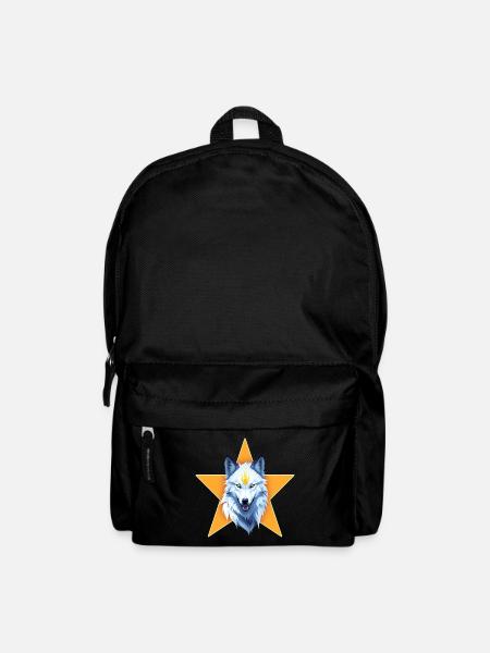 WHITE WOLF - Backpack - black