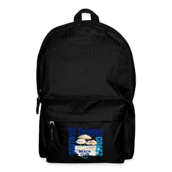 Strandclub St. Tropez - Rucksack - Schwarz - Vorne