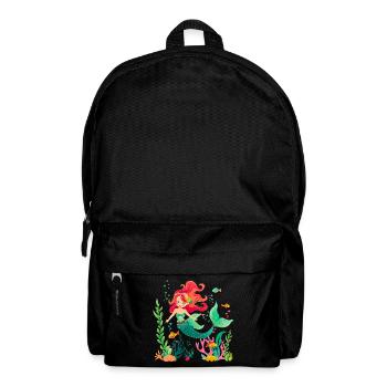 Mermaid, Half Human, Half Fish - Backpack - black - Front