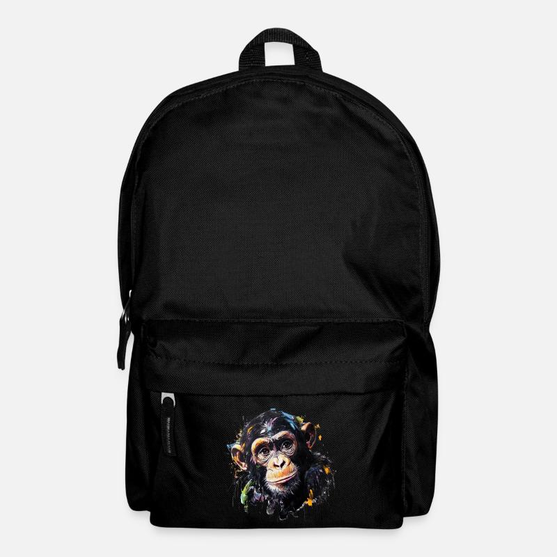 Der Schimpanse – Unser nächster Verwandter - Rucksack - Schwarz
