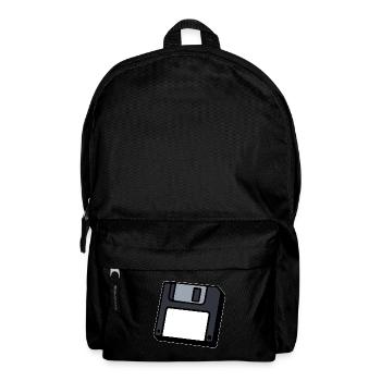 Floppy Disk Retro Symbol Computer - Backpack - black - Front