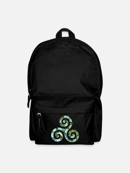 keltisches symbol 1 triskele e 241 - Rucksack - Schwarz