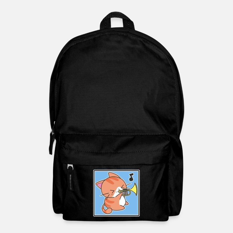 Trumpeter cat - Backpack - black