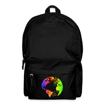 world vector 08 01 - Backpack - black - Front