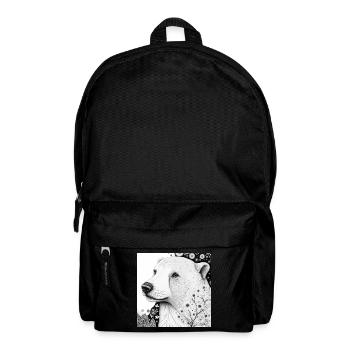 Jungle Bear Safari Nature Bio T-Shirt - Backpack - black - Front