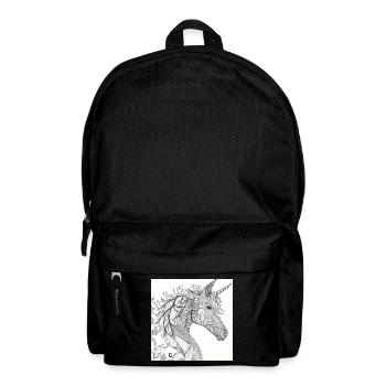 Jungle Unicorn Safari Nature Bio T-Shirt - Sac à dos - noir - Devant