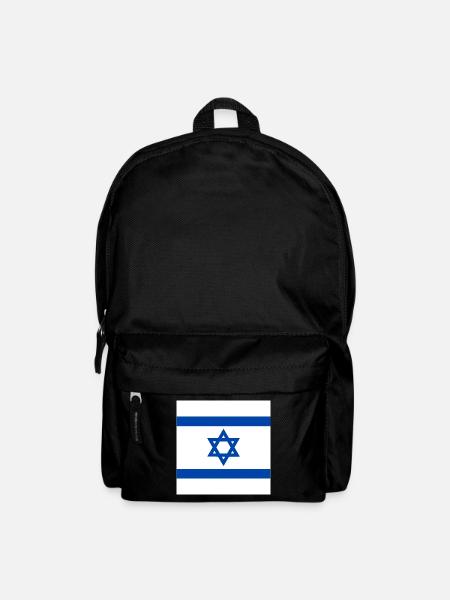ISRAEL FLAGGE - Rucksack - Schwarz