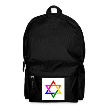 Israel lgbt flagge - Rucksack - Schwarz - Vorne