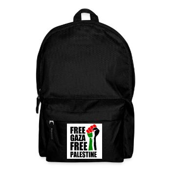 Free gaza Free palestine - Sac à dos - noir - Devant