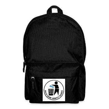 Keep your environment clean - Backpack - black - Front