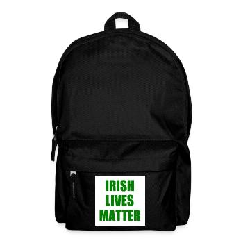 irish lives matter - Rucksack - Schwarz - Vorne