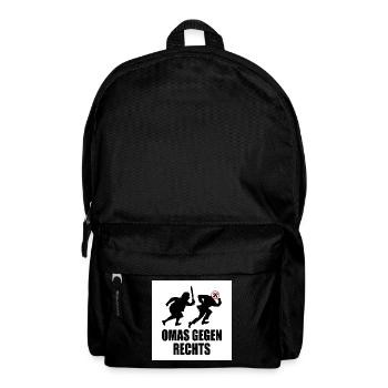 Omas gegen rechts - Rucksack - Schwarz - Vorne