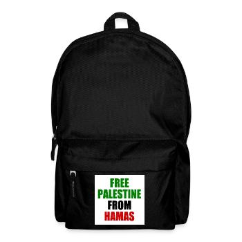 Free palestine - Sac à dos - noir - Devant