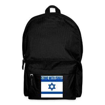 Stand with israel - Backpack - black - Front